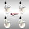 Service Caster 4 Inch 316SS Nylon Wheel Swivel 1-1/2 Inch Expanding Stem Caster Set Lock Brake SCC-SS316TTLEX20S414-NYS-112-4 - alternate 5
